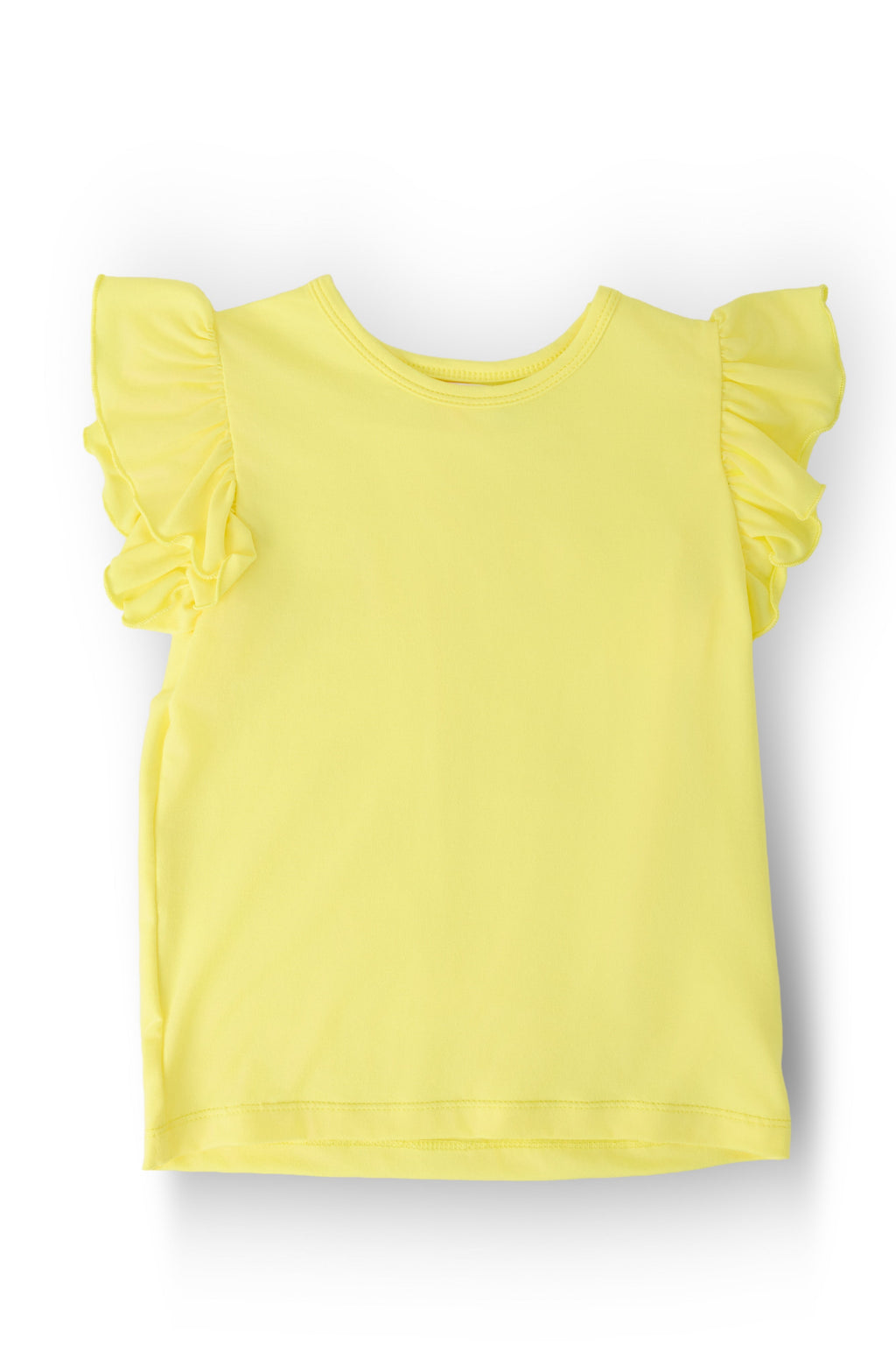 Yellow S/S Ruffle Tee by Mila & Rose ®