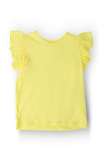 Yellow S/S Ruffle Tee by Mila & Rose ®