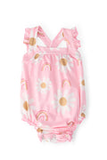 You are My Sunshine Ruffle Cross Back Romper by Mila & Rose ®