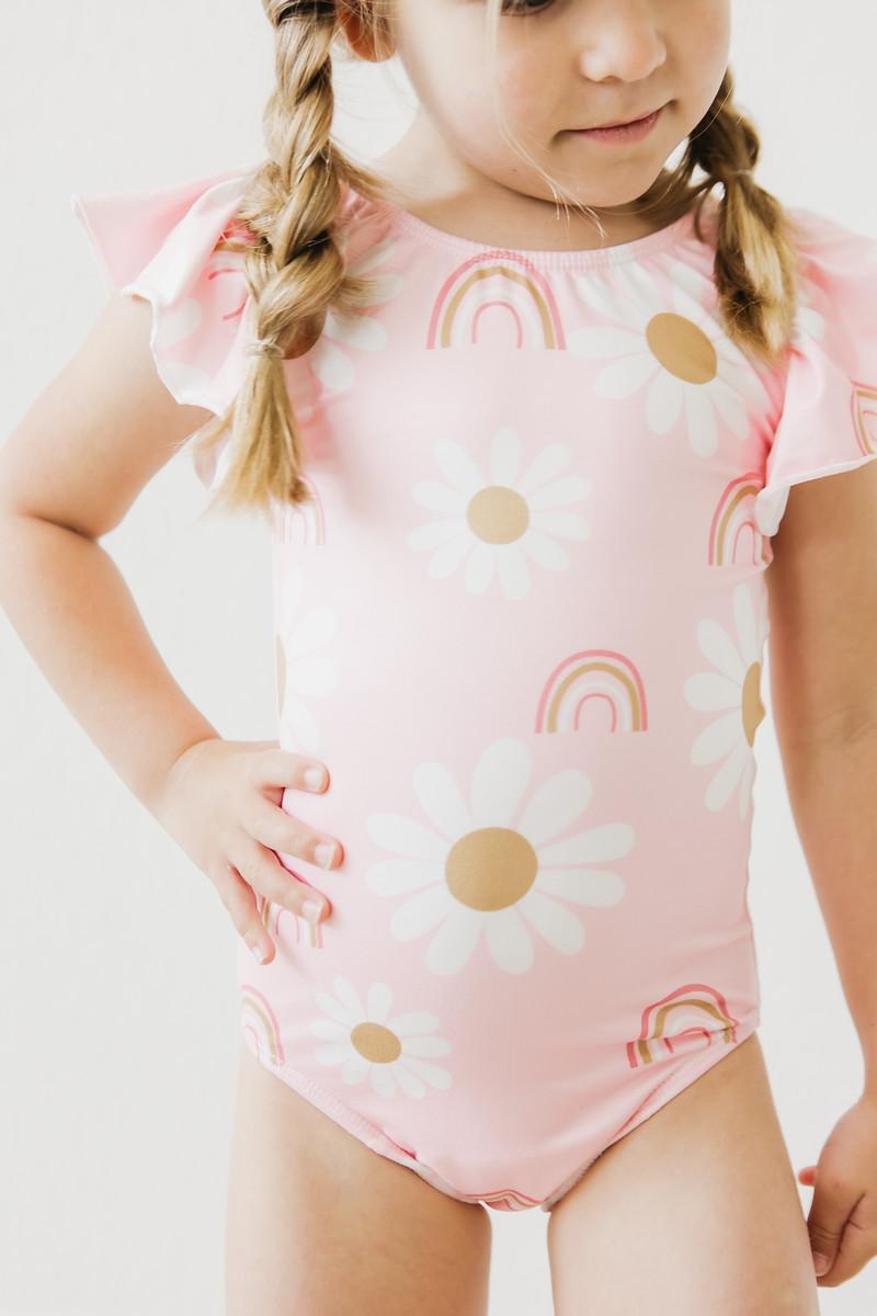 You are My Sunshine S/S Flutter Sleeve Leotard by Mila & Rose ®