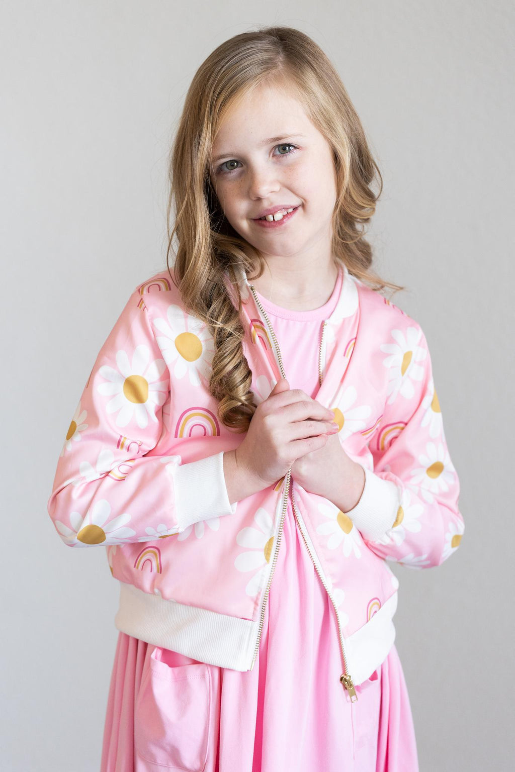 You are My Sunshine Satin Jacket by Mila & Rose ®