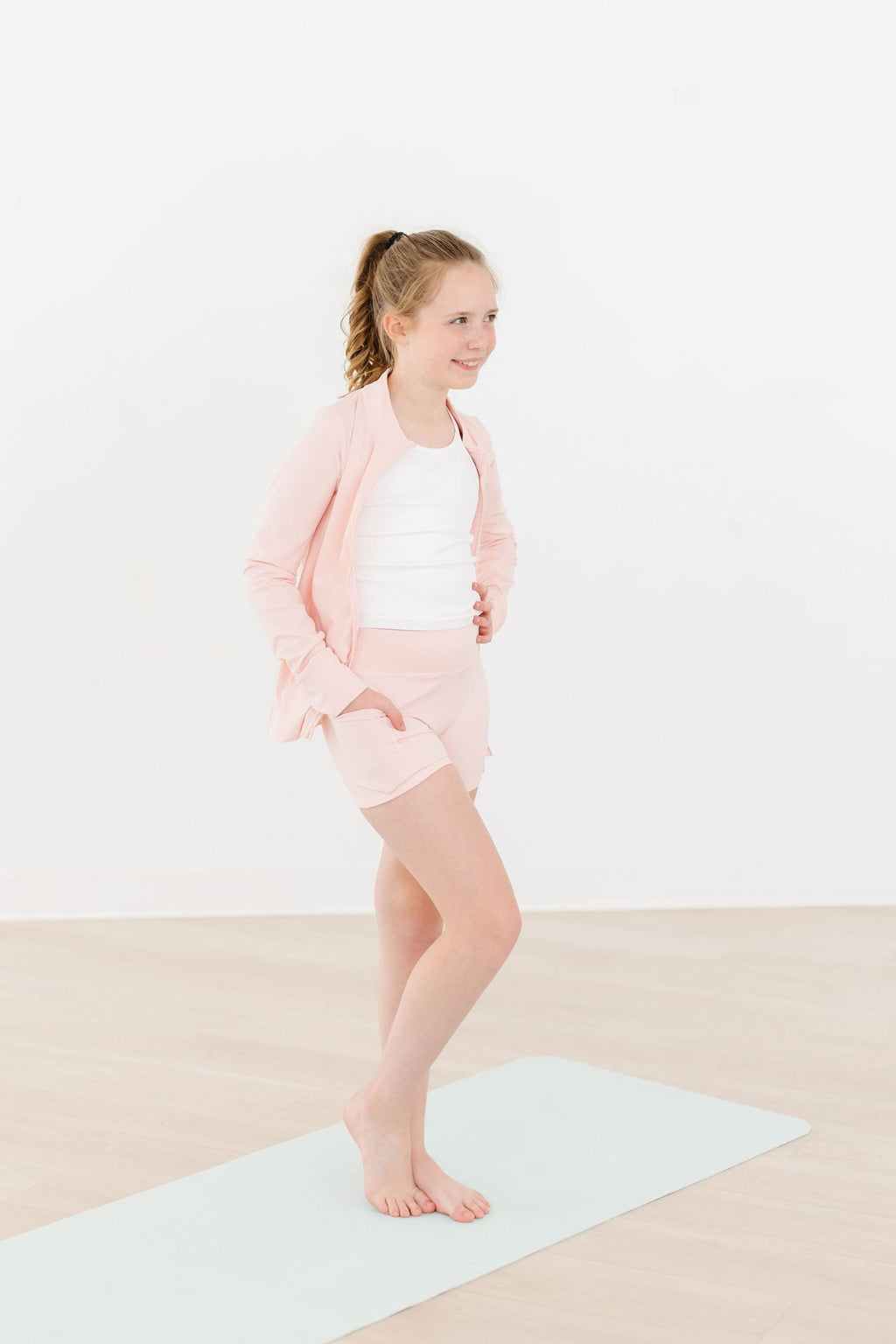 SALE Zen Pink Active Shorty Shorts by Mila & Rose ®