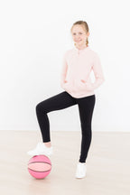 SALE Zen Pink Full-Zip Ruffle Active Jacket by Mila & Rose ®