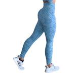 Snowflake Camouflage Seamless Yoga Pants – High Waisted Leggings by FitiqueFit