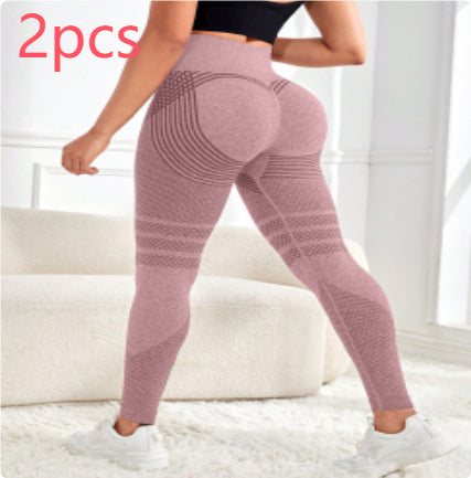 Hip-Lifting High-Waist Leggings for Women – Sculpting Stretch Sport Pants by FitiqueFit