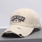 Embroidered Letter Denim Baseball Cap – Soft Crown by FitiqueFit
