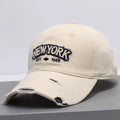 Embroidered Letter Denim Baseball Cap – Soft Crown by FitiqueFit