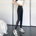 Women's Shapewear Tummy-Control Leggings – High-Stretch Cropped Nylon Pants by FitiqueFit