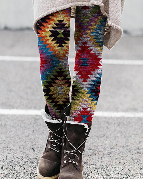Hawaiian 3D Print Leggings Vol. 2 – Unisex Digital Print by FitiqueFit