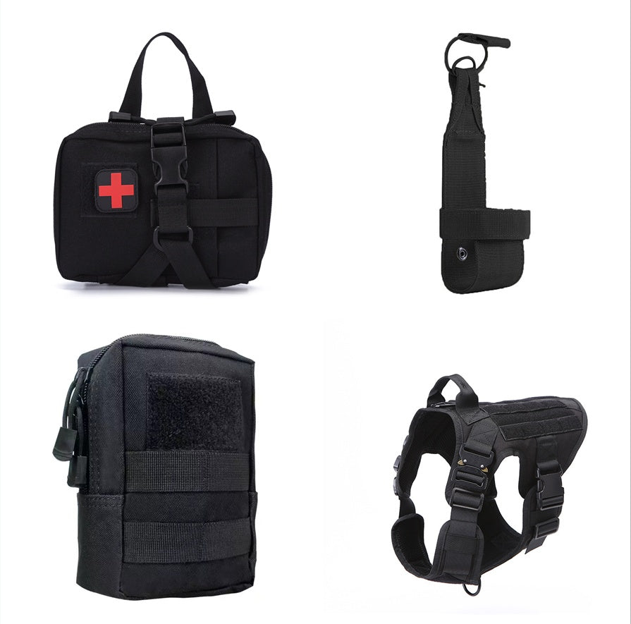 Tactical Dog Clothes Quick Disassembly Dog Vest Outdoor Pet Training Clothes by My Store