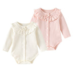 Baby Romper Sweet Jacquard Pure Cotton Crawling Suit Princess-style Clothing by Baby Joy