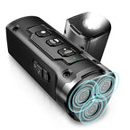 Dog Drive Ultrasonic Three-head Bark Plug Torch Dog Drive Artifact Anti Dog Bark Deterrent Device With LED Flashlight by My Store