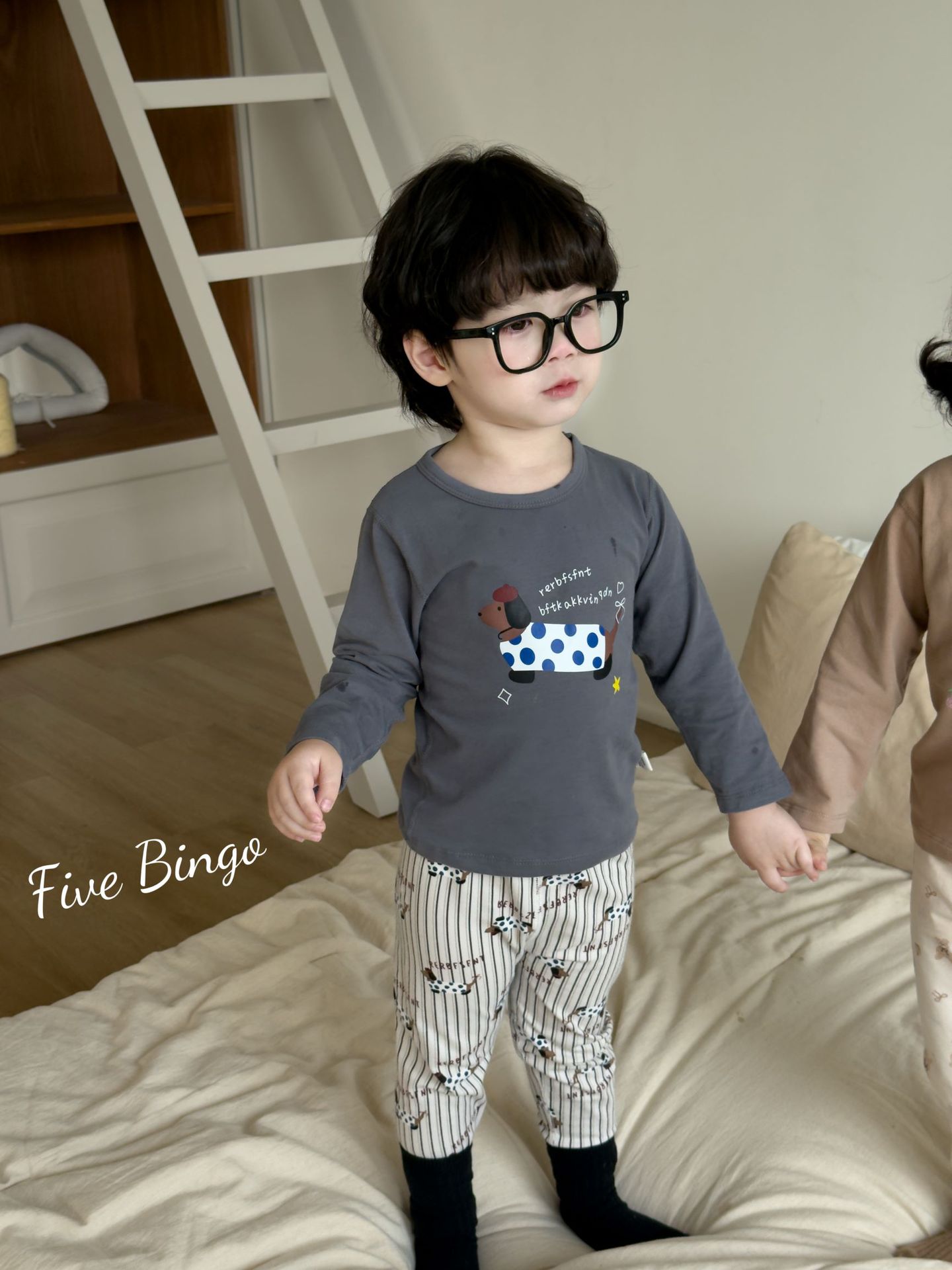 Boneless Pure Cotton Thermal Underwear Set For Boys And Girls Autumn Tops And Pants by Baby Joy