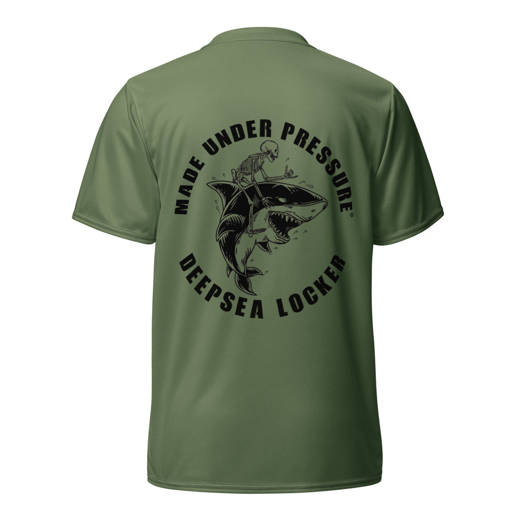 DeepSea Locker's Shark Rider Sports jersey by DeepSea Locker