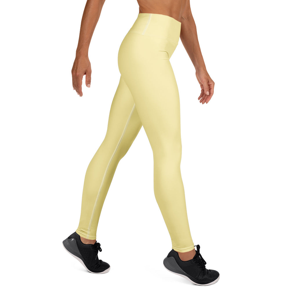 Butter Yellow Leggings by Xlr8happy