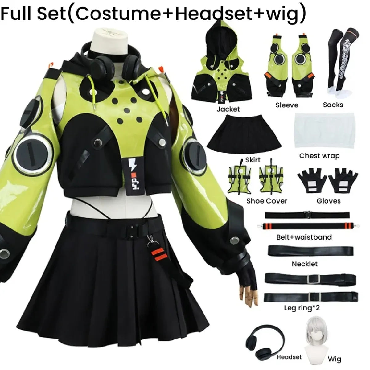 Anby Demara Cosplay Costume – Zenless Zone Zero Outfit with Props by Kawaii Stop