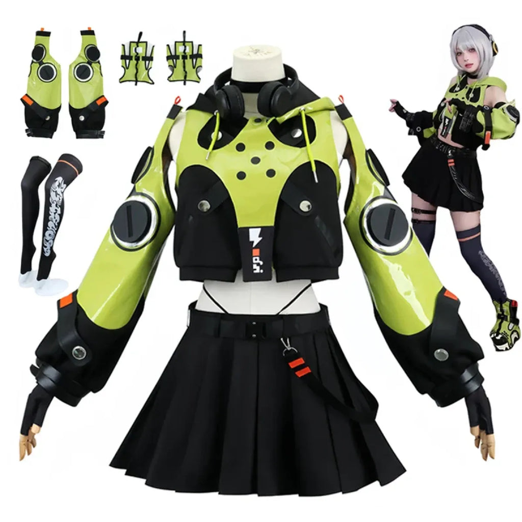 Anby Demara Cosplay Costume – Zenless Zone Zero Outfit with Props by Kawaii Stop
