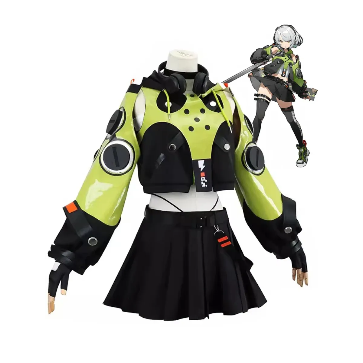 Anby Demara Cosplay Costume – Zenless Zone Zero Outfit with Props by Kawaii Stop