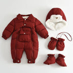 Baby Cotton-padded Thicken Crawler Suit Baby Children Romper by Baby Joy
