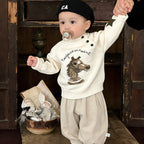 Cartoon Horse Year Knitted Sweater Children's Clothing Sweater by Baby Joy