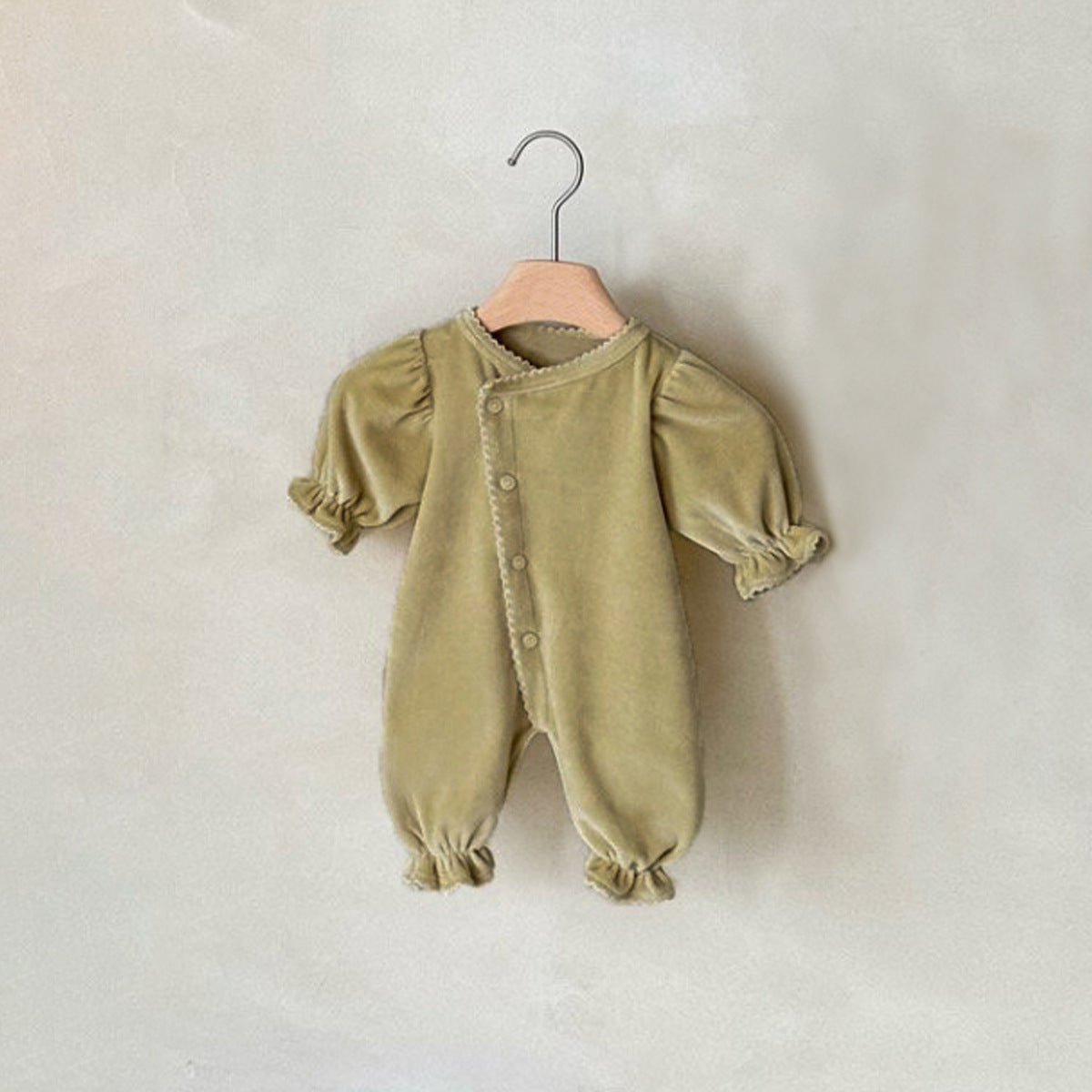 Long-style One-piece Romper With A Single Row Of Snaps For Babies by Baby Joy