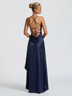 Bethany Backless Ruffles Irregular Dress Summer by Celidior