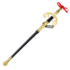 Black and Gold Sword by Dress Up America