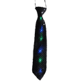 Black Tie with LED Flashing Lights by Dress Up America