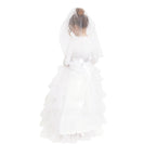 Bridal Dress with Wedding Veil - Kids by Dress Up America