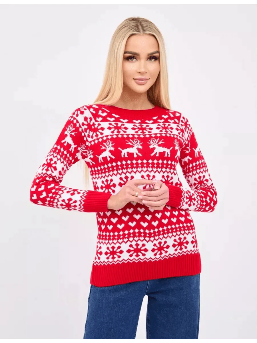 Brigitte Christmas Sweater For The Holidays by Celidior