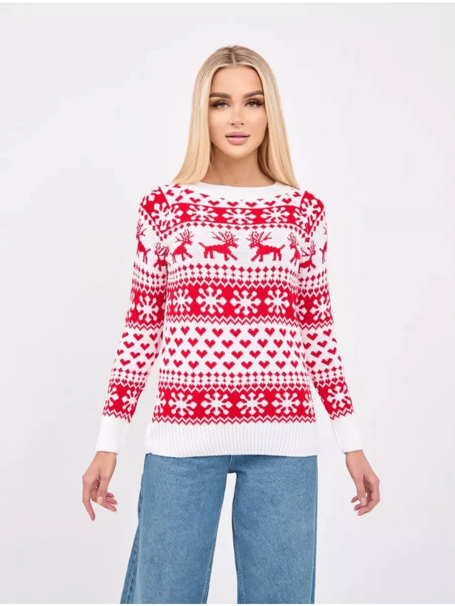 Brigitte Christmas Sweater For The Holidays by Celidior