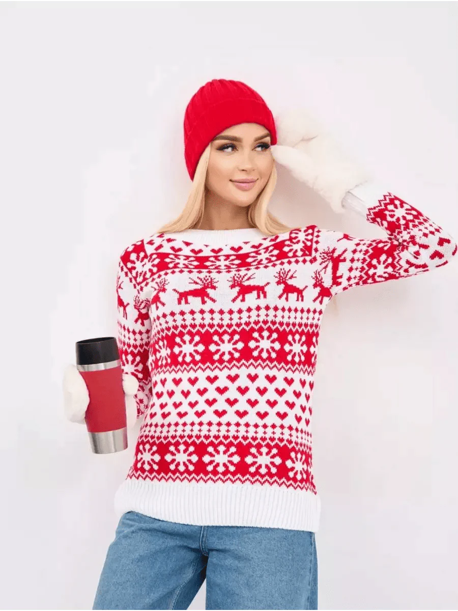 Brigitte Christmas Sweater For The Holidays by Celidior