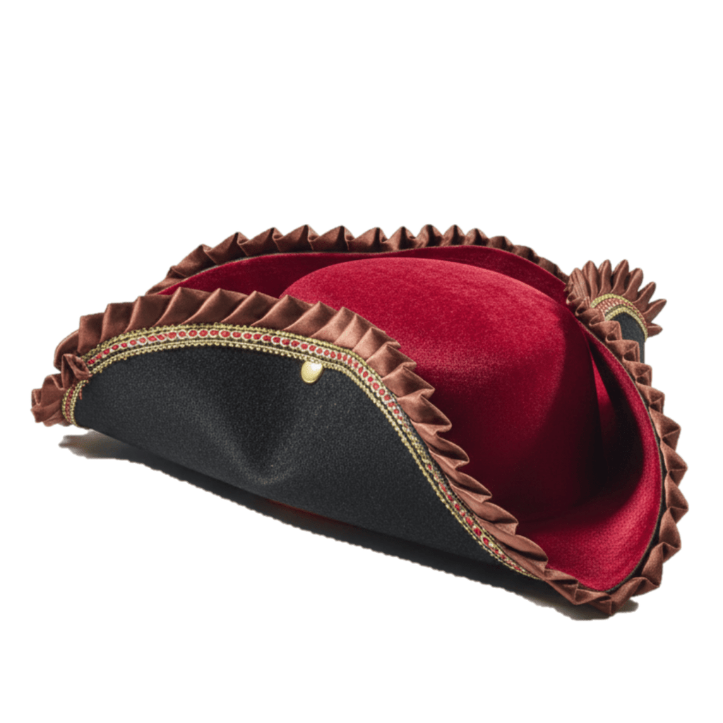 Burgundy Pirate Hat - Adults by Dress Up America