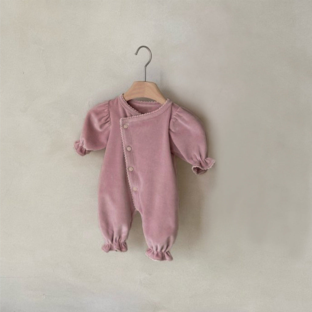 Long-style One-piece Romper With A Single Row Of Snaps For Babies by Baby Joy