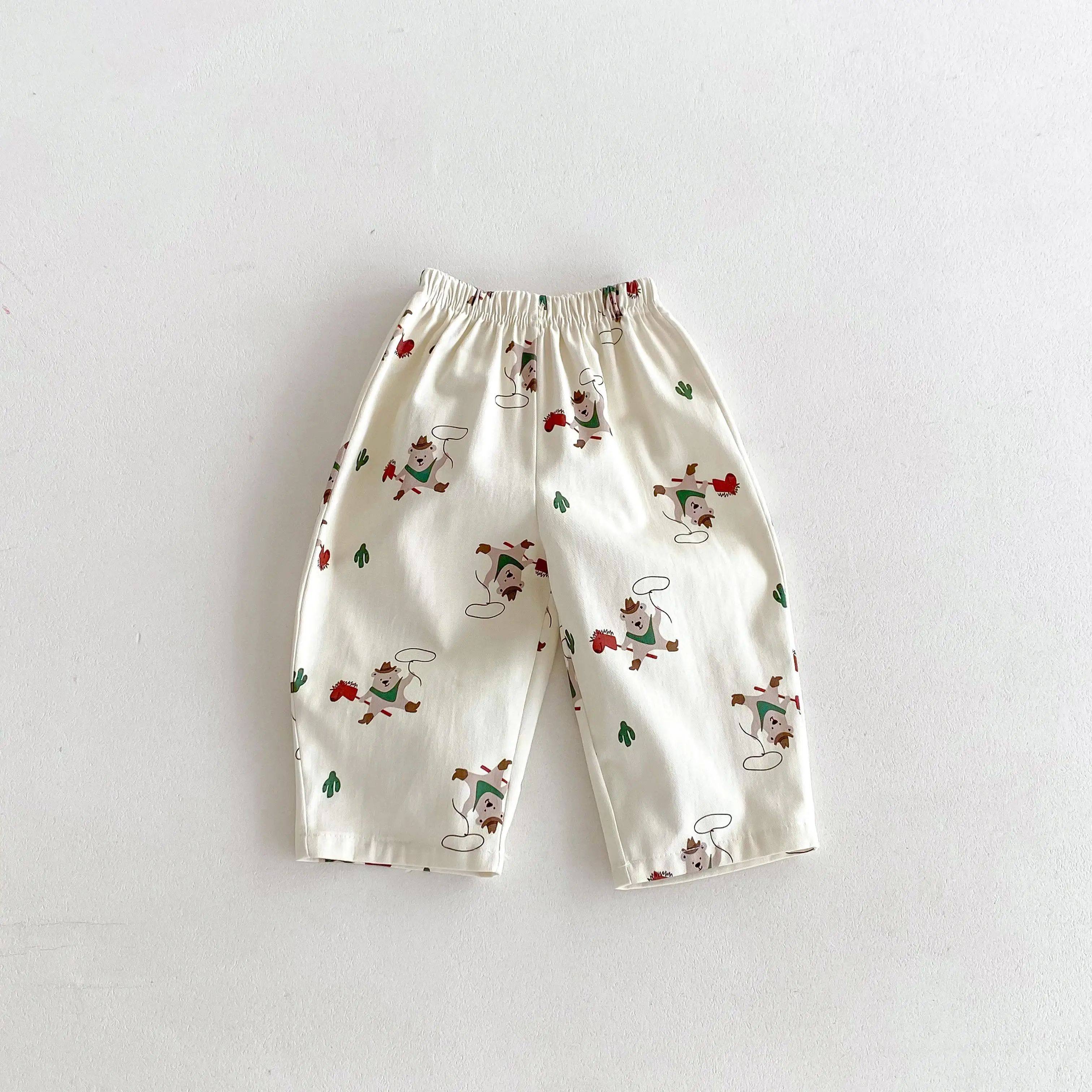 Girls Series Summer Cropped Pants by Baby Joy