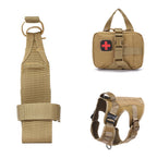 Tactical Dog Clothes Quick Disassembly Dog Vest Outdoor Pet Training Clothes by My Store