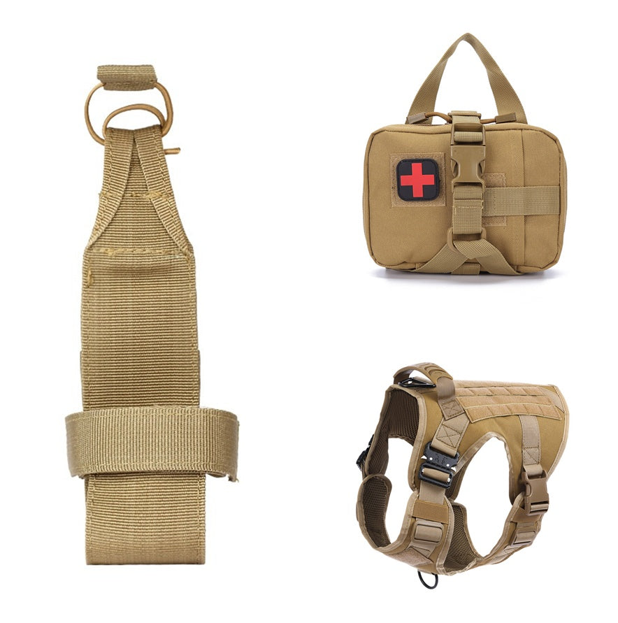 Tactical Dog Clothes Quick Disassembly Dog Vest Outdoor Pet Training Clothes by My Store