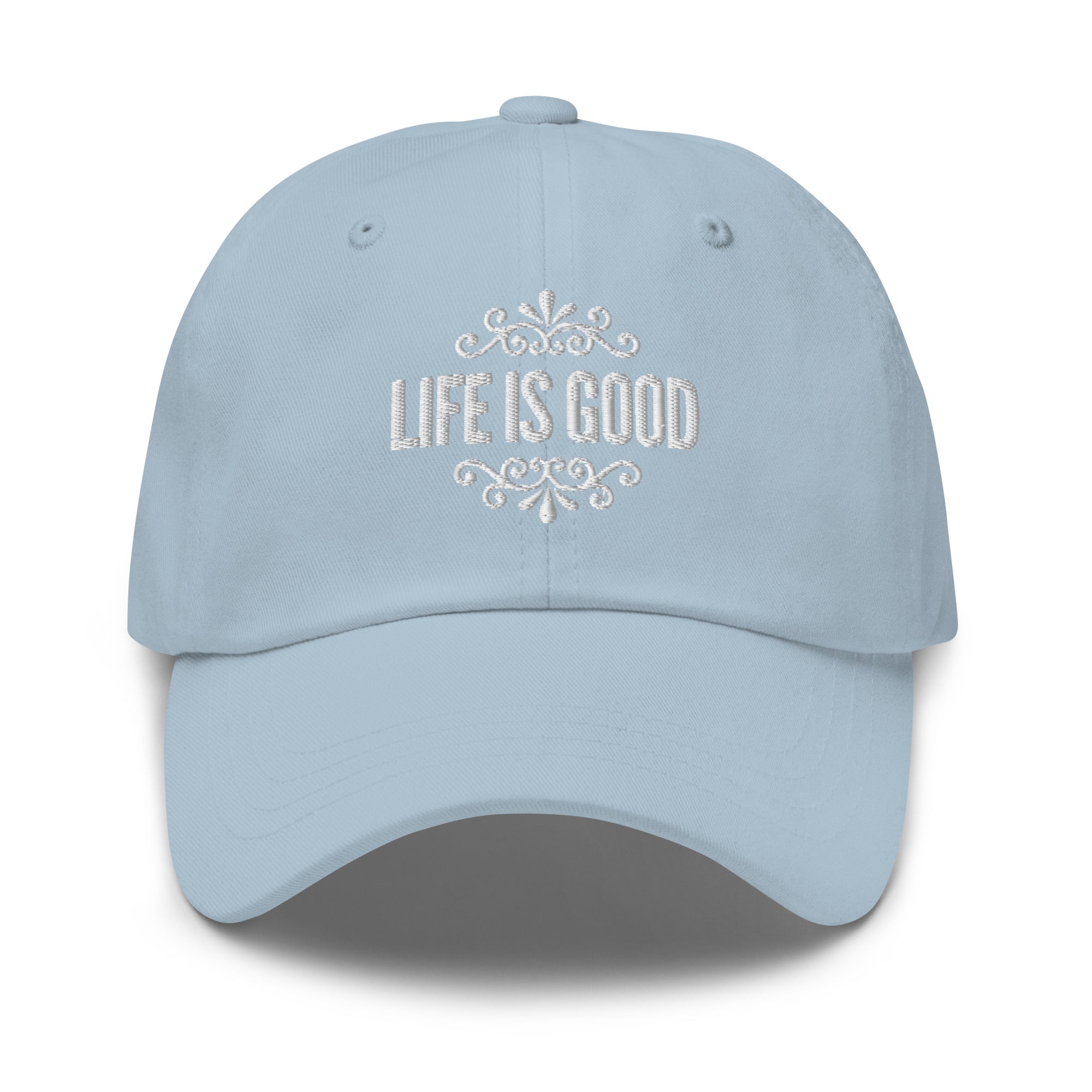 Embroidered Adjustable Baseball Cap - Life is Good Inspirational Hat by inQue.Style