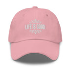 Embroidered Adjustable Baseball Cap - Life is Good Inspirational Hat by inQue.Style