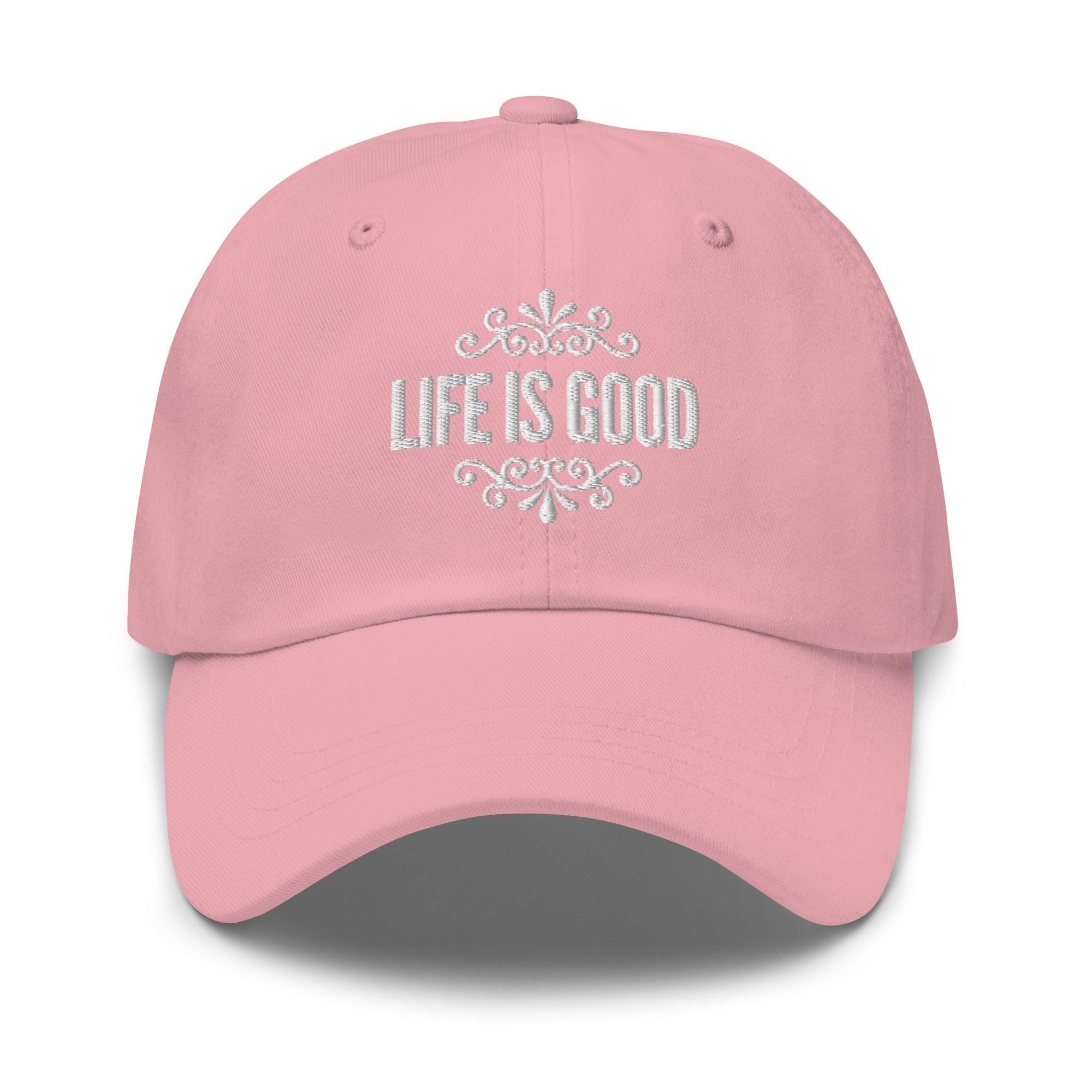 Embroidered Adjustable Baseball Cap - Life is Good Inspirational Hat by inQue.Style