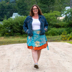 The Original Sari Wrap Skirt by Darn Good Yarn