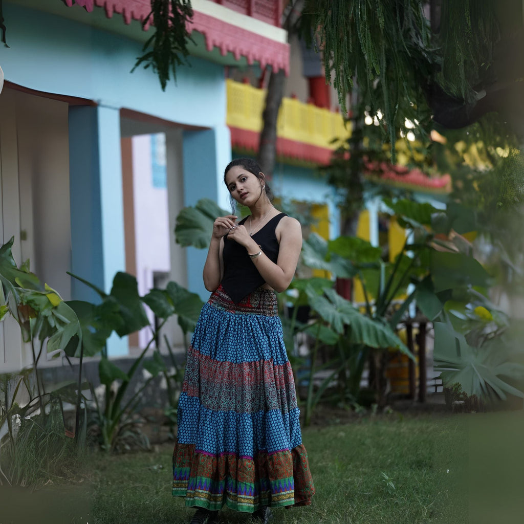 Limited Edition: Woodstock Dreams Fiesta Sunset Skirt by Darn Good Yarn