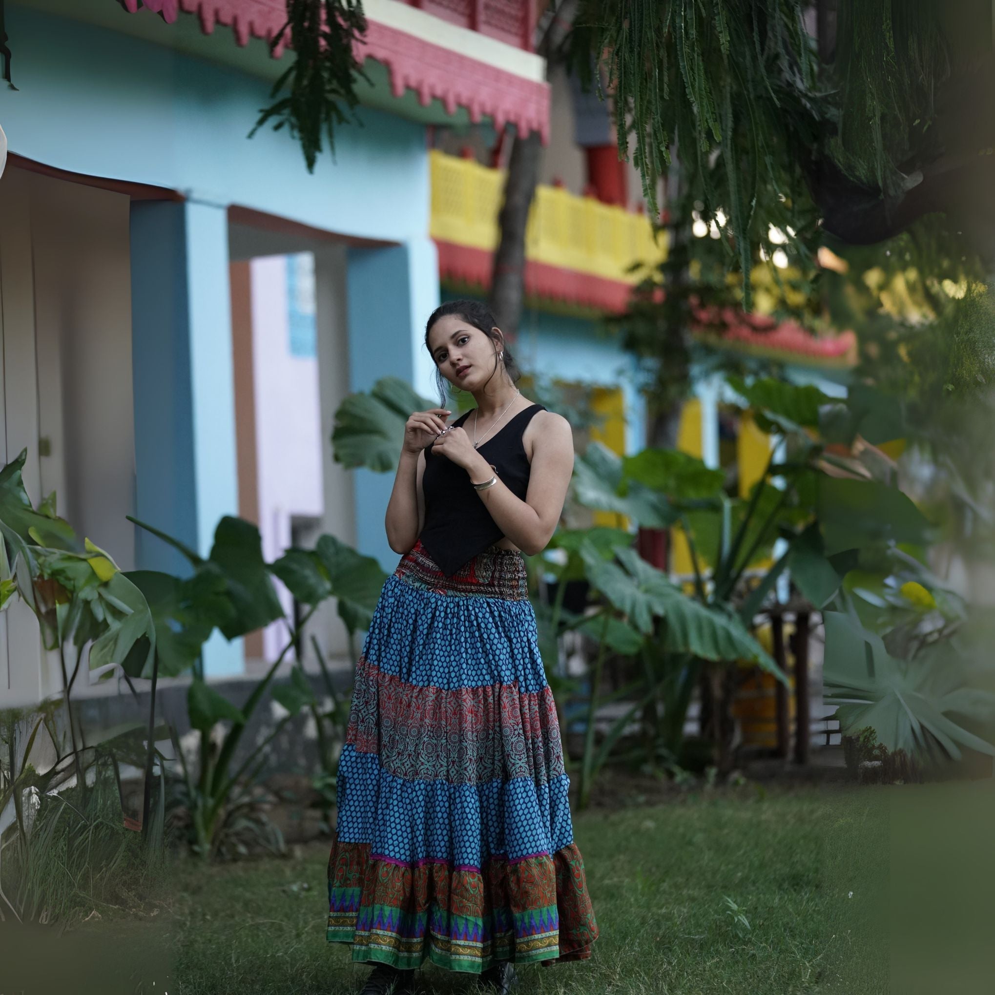 Limited Edition: Woodstock Dreams Fiesta Sunset Skirt by Darn Good Yarn