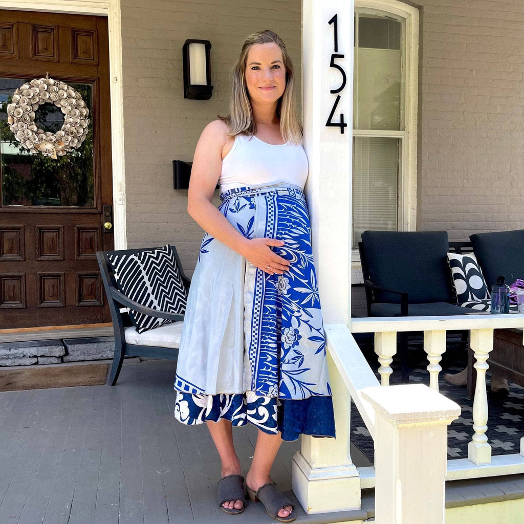 The Original Sari Wrap Skirt by Darn Good Yarn