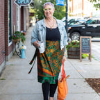 The Original Sari Wrap Skirt by Darn Good Yarn