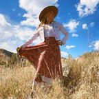 The Original Sari Wrap Skirt by Darn Good Yarn