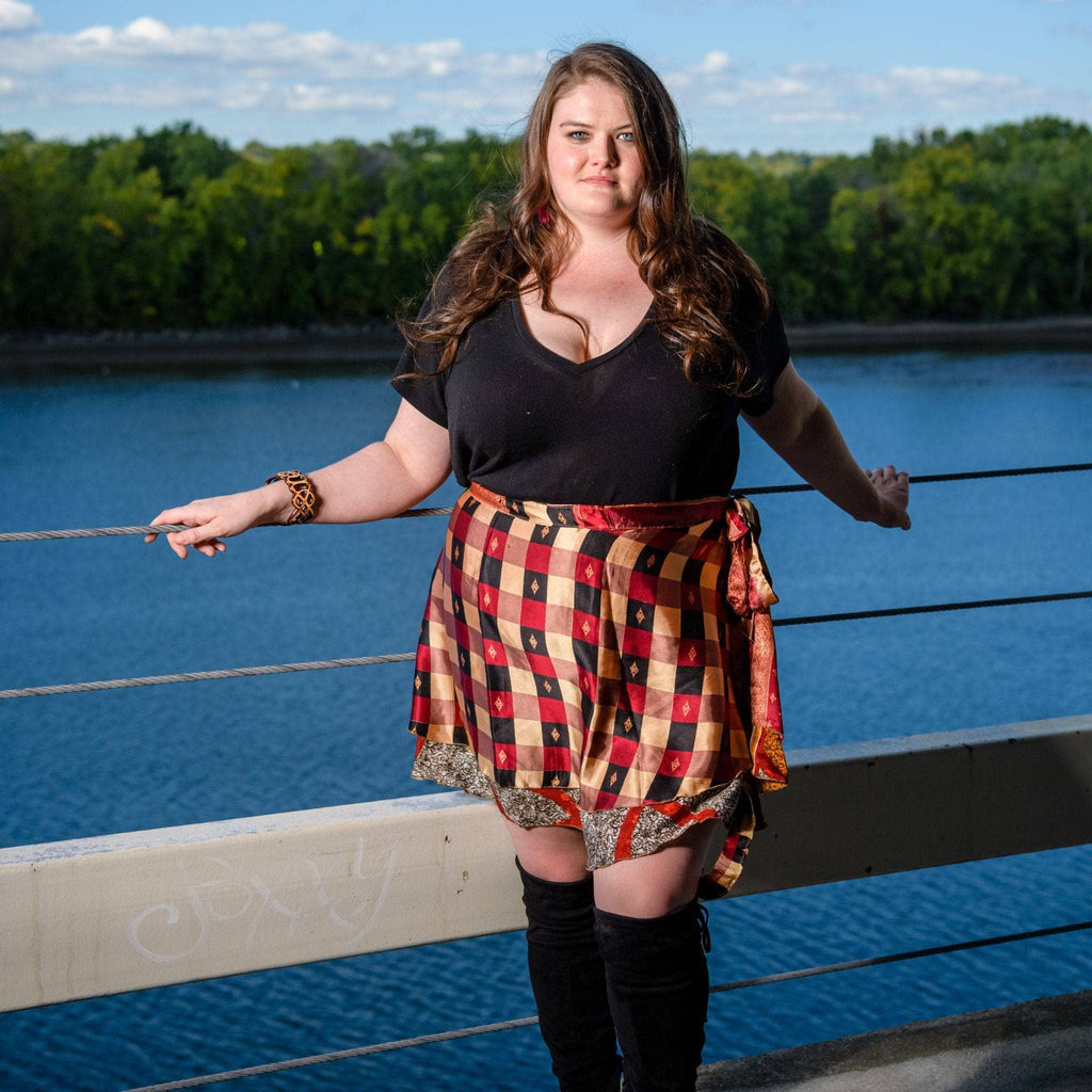 The Original Sari Wrap Skirt by Darn Good Yarn