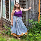 The Original Sari Wrap Skirt by Darn Good Yarn