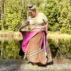 The Original Sari Wrap Skirt by Darn Good Yarn