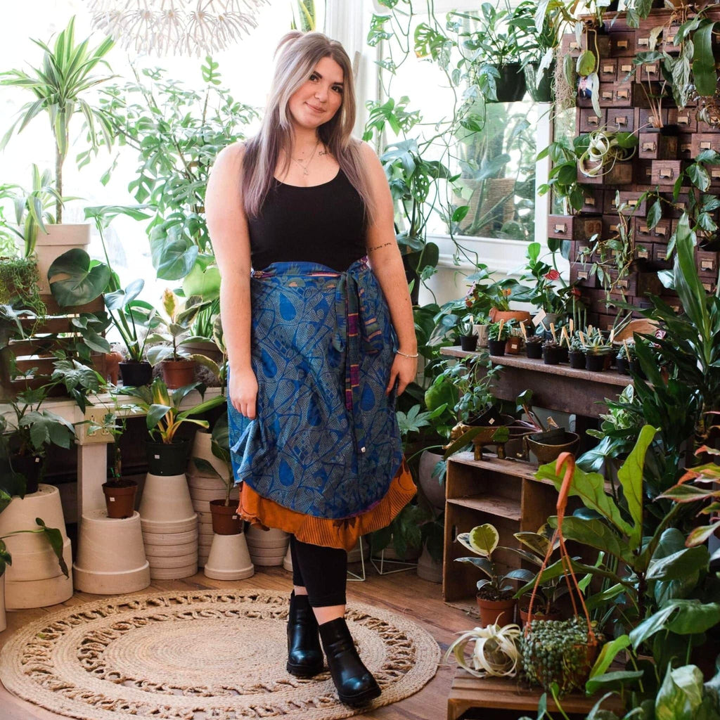 The Original Sari Wrap Skirt by Darn Good Yarn